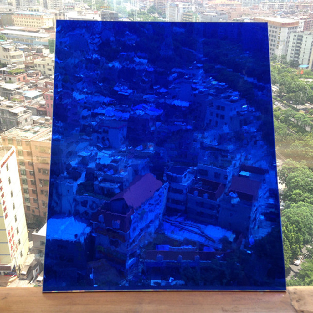 400mmx500mm 中国风满洲窗套色玻璃